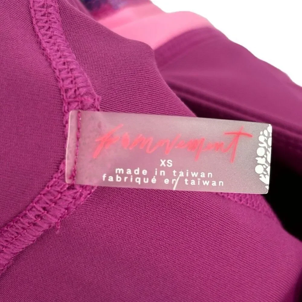 Free People Movement Remix Leggings Purple/Pink XS‎